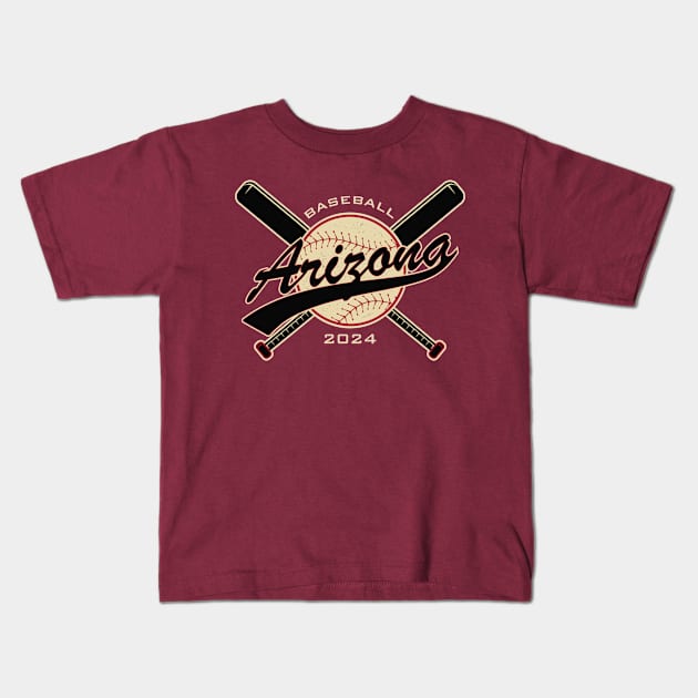 Dbacks 2024 Kids T-Shirt by Nagorniak